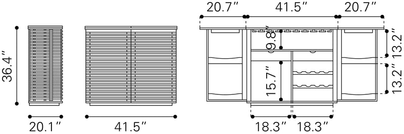 Linea Bar Cabinet