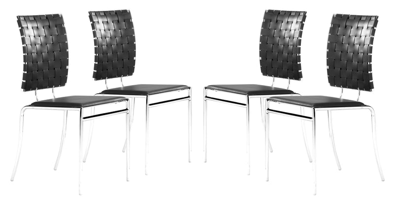 Criss Cross Dining Chair Set