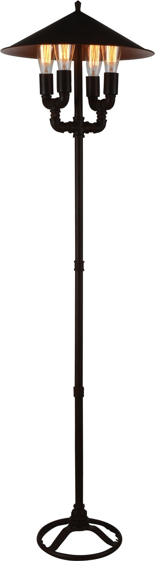 Coln Floor Lamp, Black Satin - MyTinyHaus, [product_description]