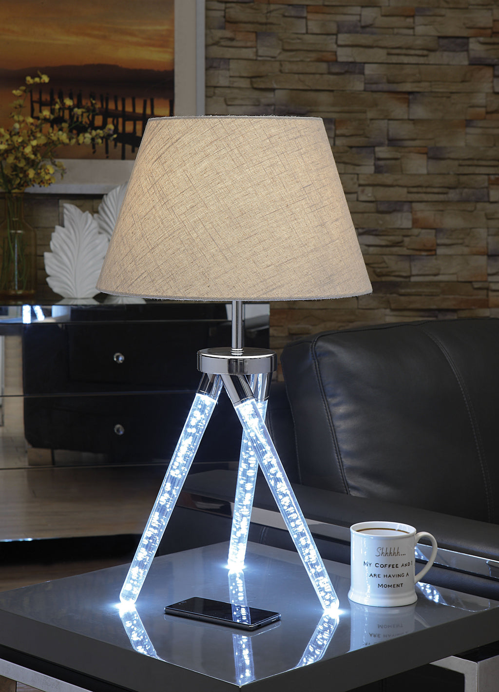 Cici Table Lamp, Chrome - MyTinyHaus, [product_description]