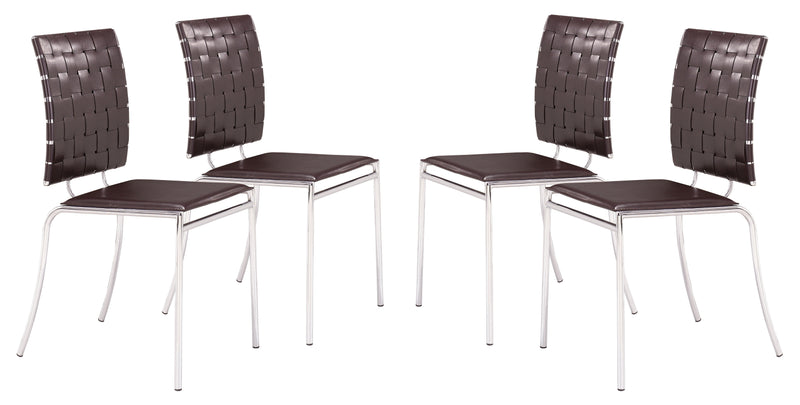 Criss Cross Dining Chair Set