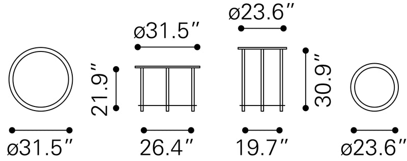 Davis Coffee Table Set