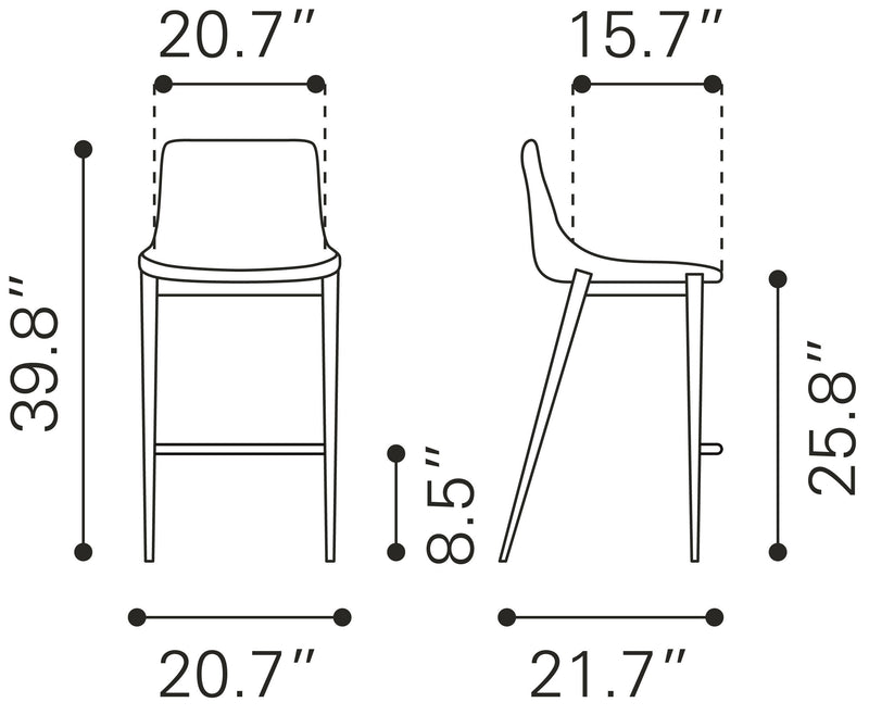 Magnus Counter Chair Set