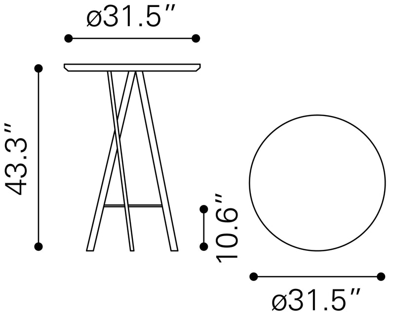 Metz Bar Table