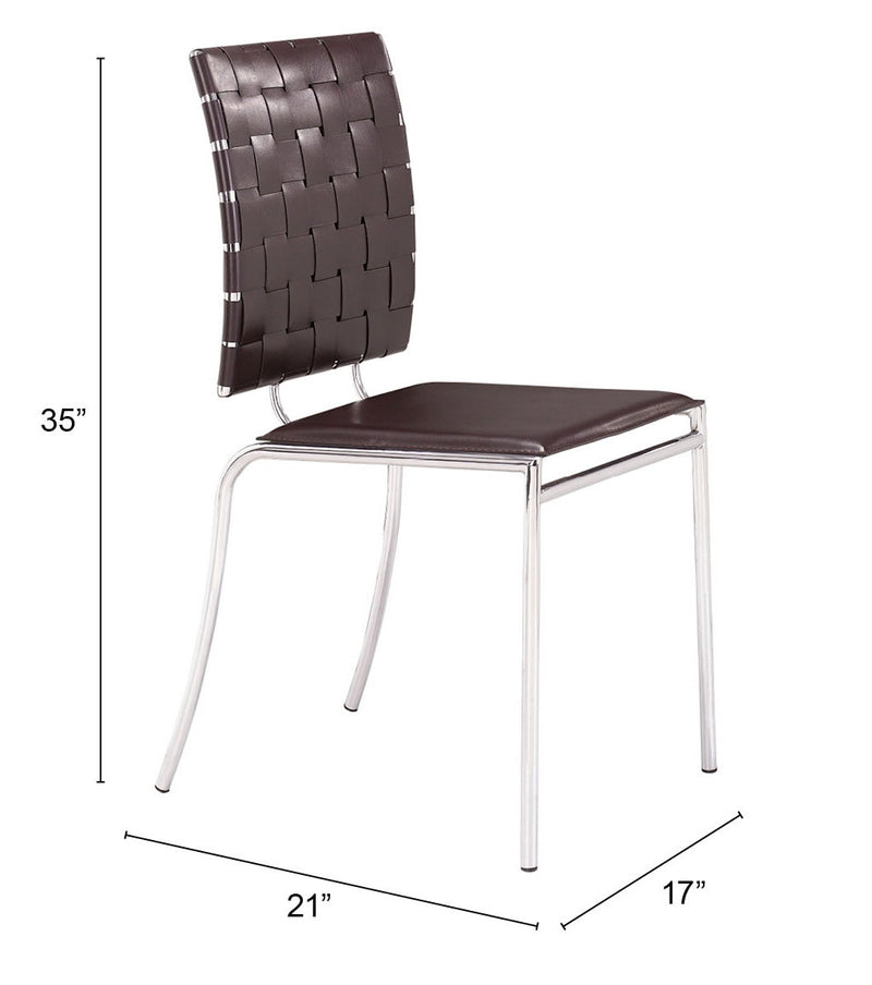 Criss Cross Dining Chair Set