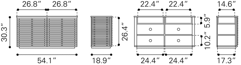 Linea Credenza