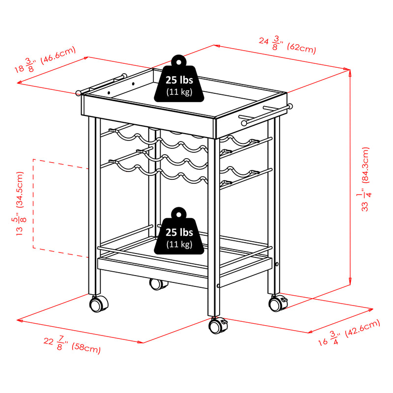 Johnnie - Bar Cart