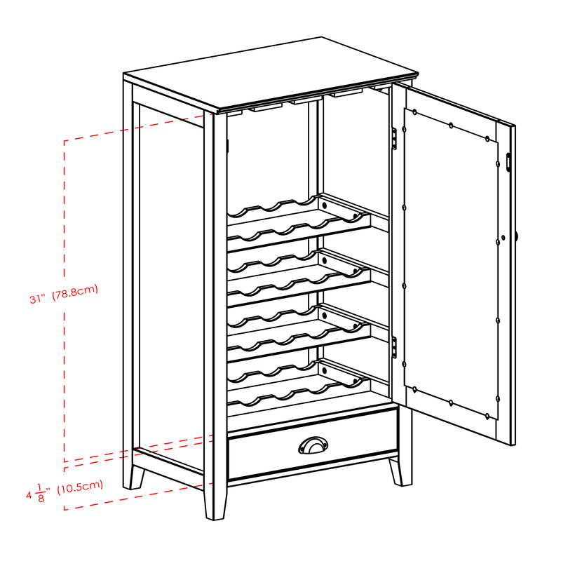 Bordeaux - Wine Cabinet