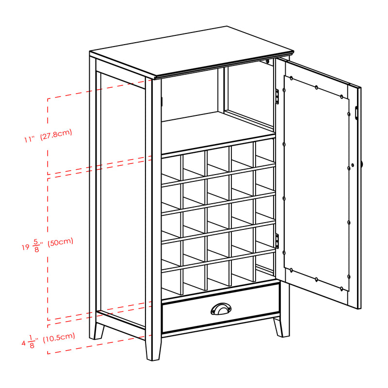 Bordeaux - Wine Cabinet