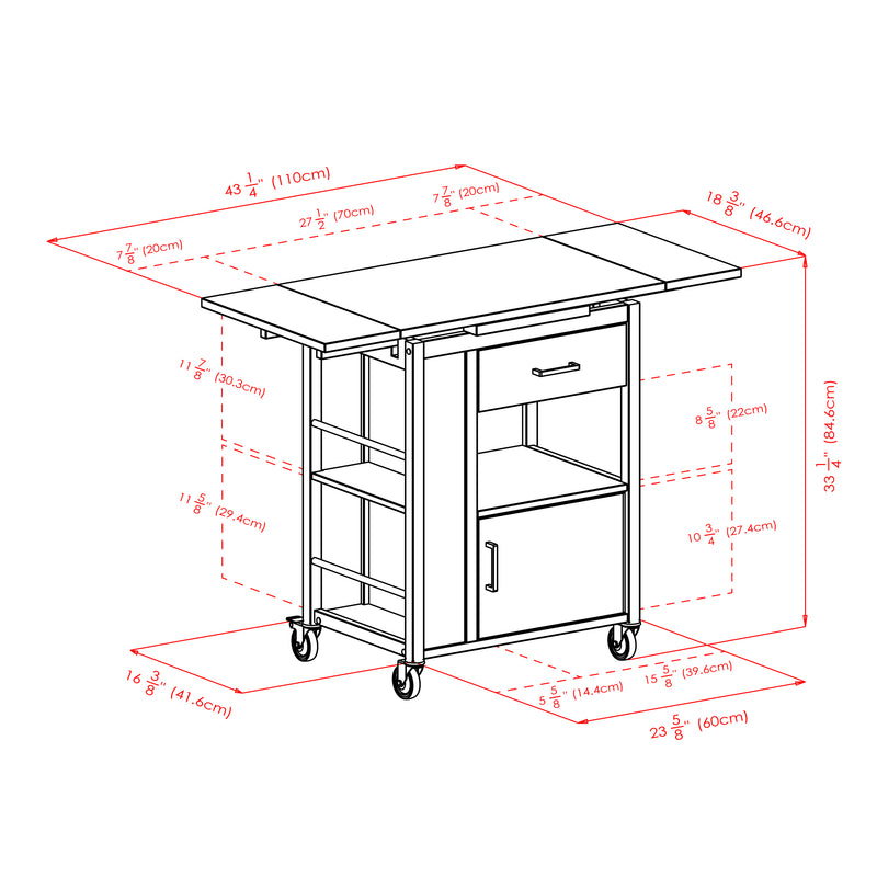 Gregory - Kitchen Cart