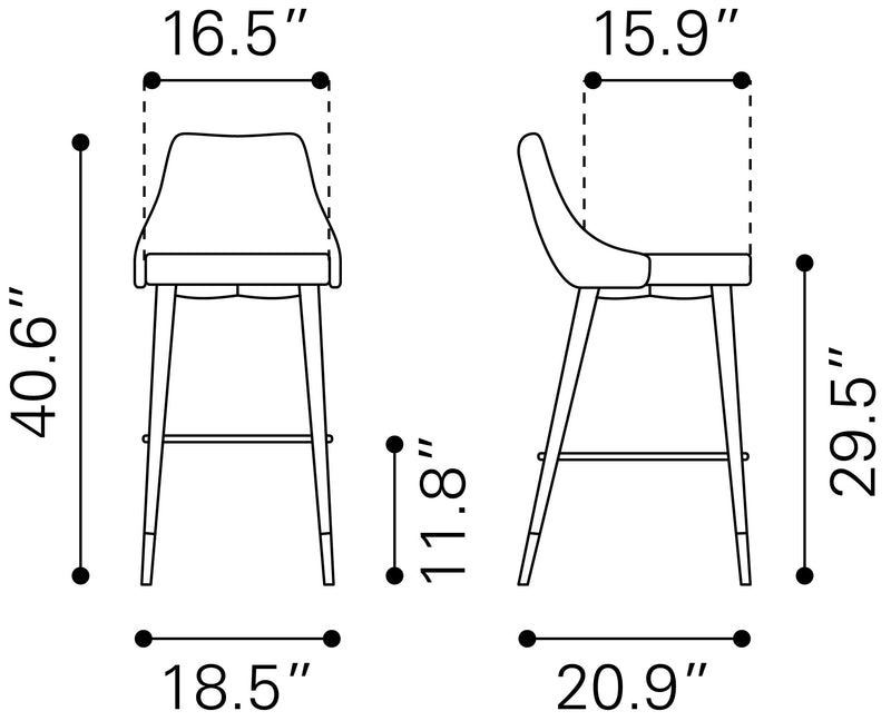 Piccolo Bar Chair