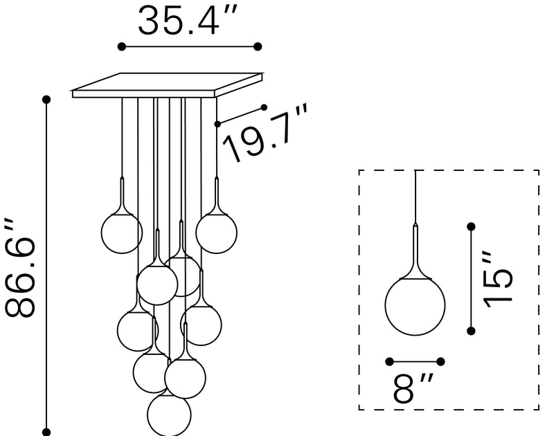 Epsilon Ceiling Lamp