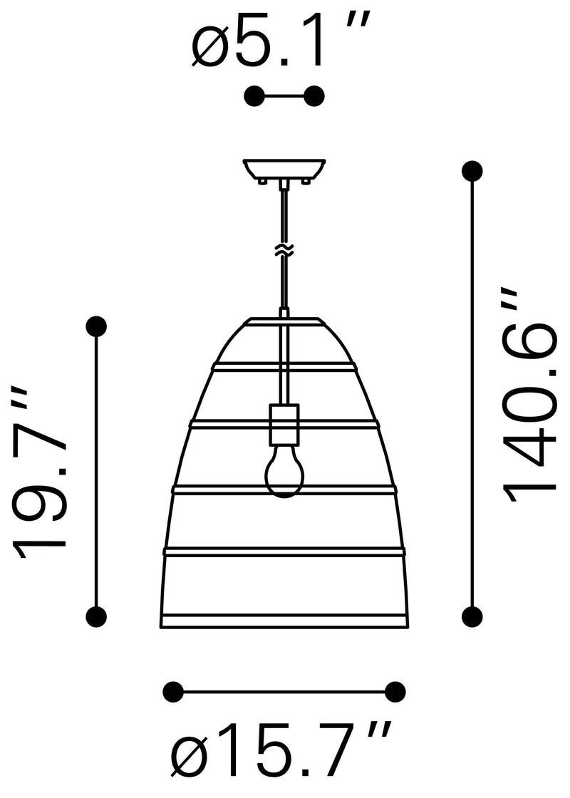 Saints Ceiling Lamp