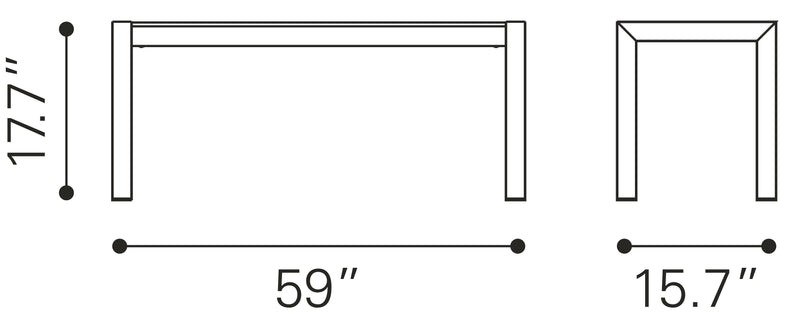 Metropolitan Double Bench