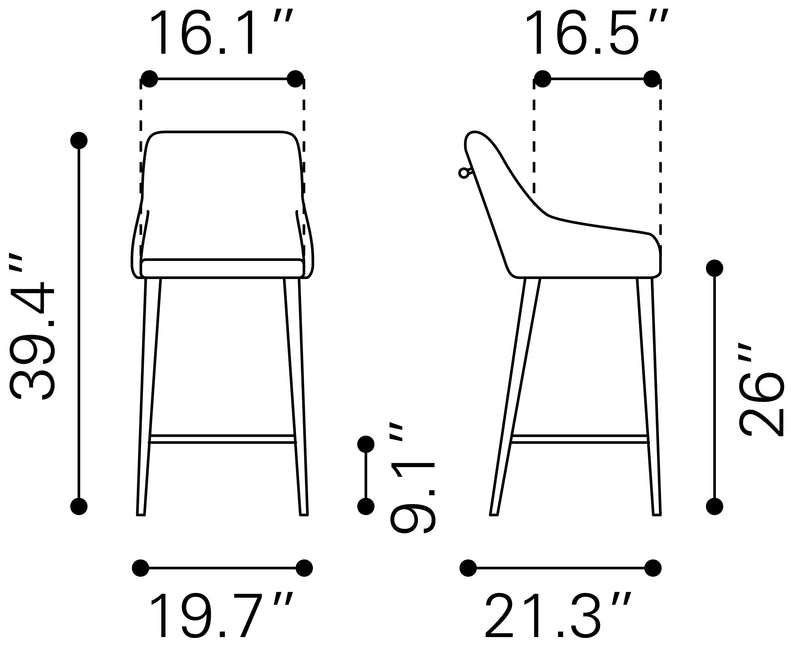 Madelaine Counter Chair