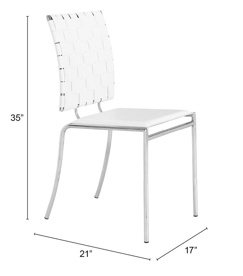 Criss Cross Dining Chair Set